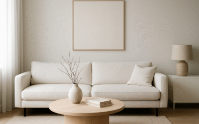Jak wprowadzić minimalizm w salonie w 30 minut